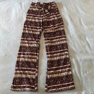 Joe B Elephant Paperbag Waist Wide Leg Pants